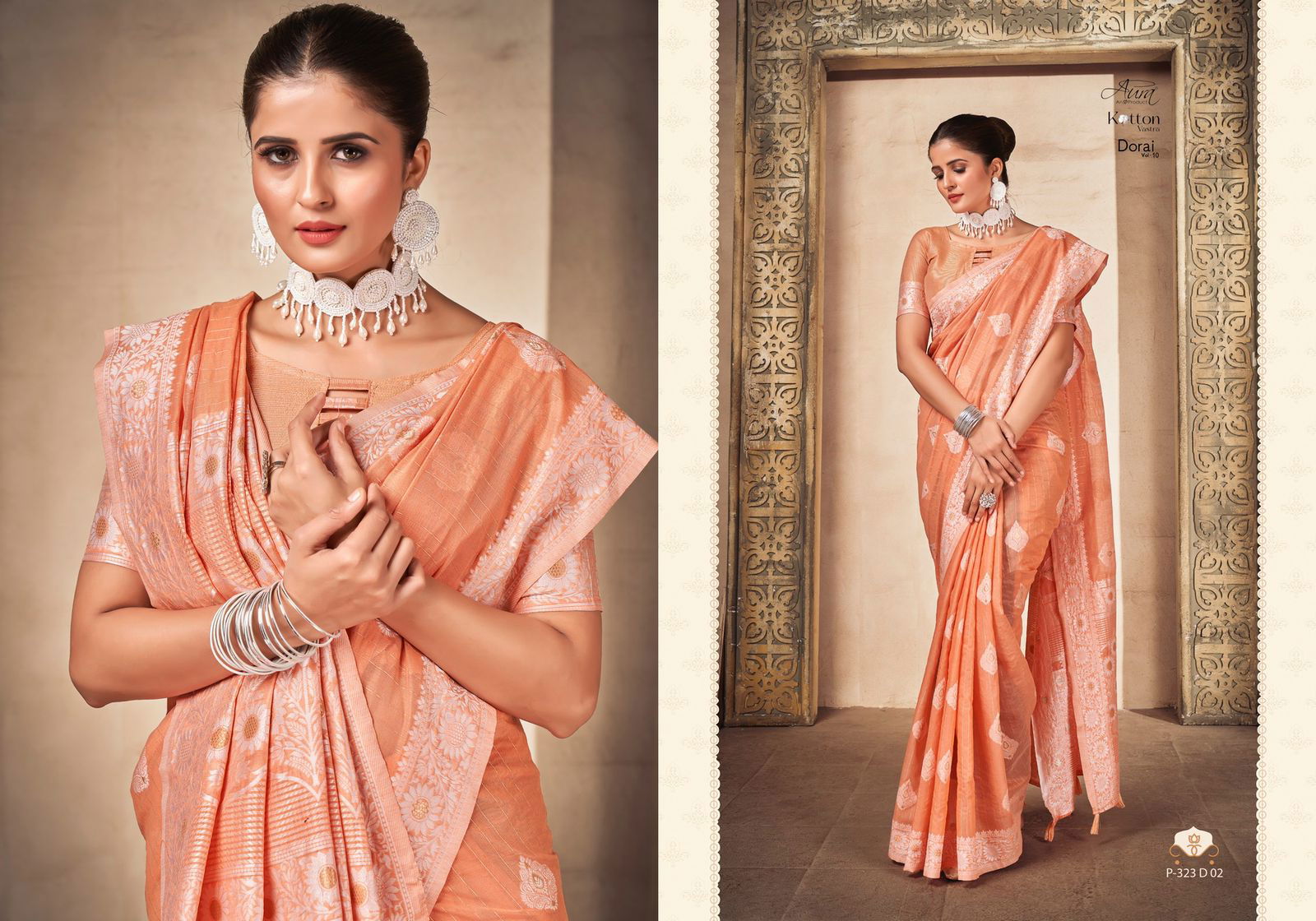 Aura Dorai 10 Festive Wear Wholesale Designer Saree Catalog